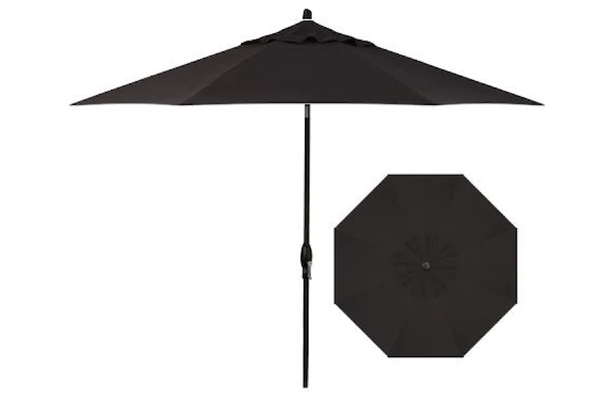 Market Umbrellas 11' Auto Tilt Market Umbrella by Treasure Garden at Esprit Decor Home Furnishings